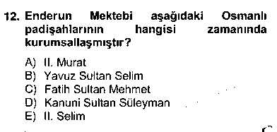 EDB402U XIX. Yüzyıl Türk Edebiyatı çıkmış sınav sorusu 2
