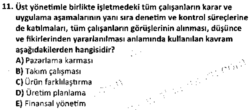 CMH2002 Çağrı Merkezi Yönetimi 2 çıkmış sınav sorusu 3