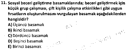 ÇGL2008 Adolesan Dönemde Gelişim çıkmış sınav sorusu 3