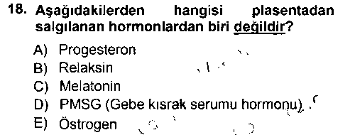 TRM201U Hayvan Yetiştirme çıkmış sınav sorusu 3