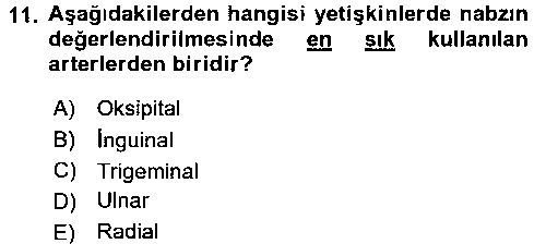 EBR110U Temel Bakım ve Rehabilitasyon 1 çıkmış sınav sorusu 3