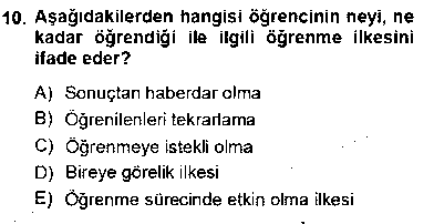 OMB201U Öğretim İlke Ve Yöntemleri çıkmış sınav sorusu 2