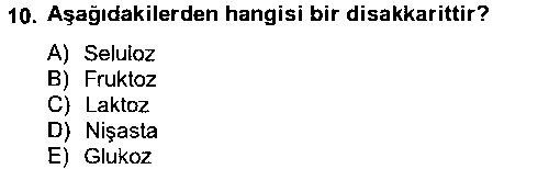 LBV112U Temel Veteriner Biyokimya çıkmış sınav sorusu 1