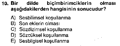 TDE306U Genel Dilbilim 2 çıkmış sınav sorusu 2