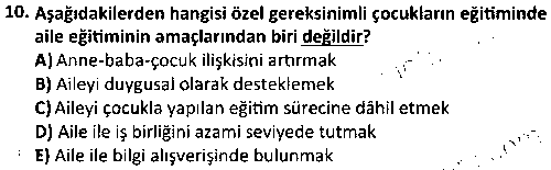 CGE1001 Çocuk ve Oyun çıkmış sınav sorusu 2