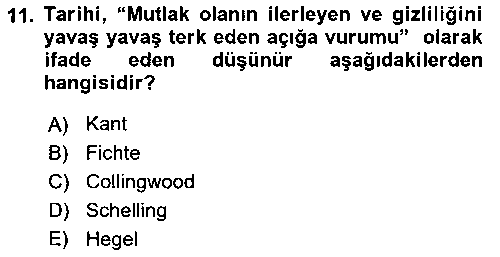 TAR417U TAR417U Tarih Felsefesi çıkmış sınav sorusu 3