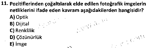 FOT1010 Hareketli Görüntü Tarihi çıkmış sınav sorusu 3