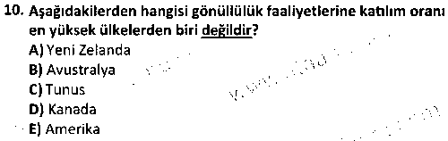 TSH1002 Alternatif Turizm çıkmış sınav sorusu 2