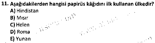 FOT2007 Görsel Estetik çıkmış sınav sorusu 3