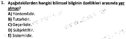 SOH1002 Felsefe çıkmış sınav sorusu 1