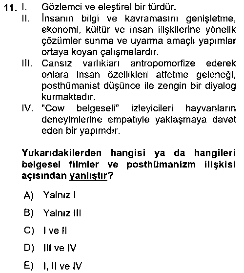 GIT403U Posthümanist Tasarım Yaklaşımları çıkmış sınav sorusu 3