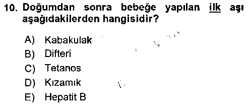 LBV214U Halk Sağlığı çıkmış sınav sorusu 2