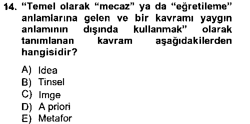 EST101U Görsel Estetik çıkmış sınav sorusu 3