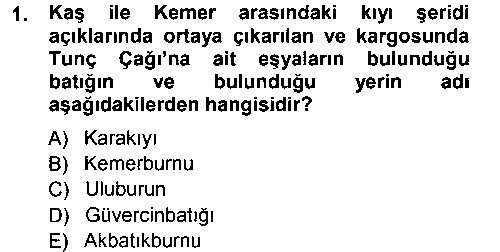 TAR109U Hellen ve Roma Tarihi çıkmış sınav sorusu 1