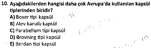 OGK2007 Silah Bilgisi çıkmış sınav sorusu 2