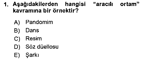 GIT201U Yeni Medya Sanatı çıkmış sınav sorusu 1