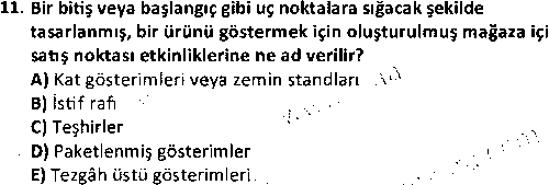 HIT2008 Pazarlama İletişimi çıkmış sınav sorusu 3