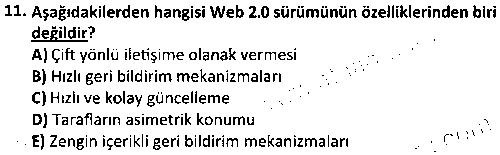 SPY2003 Spor ve Medya çıkmış sınav sorusu 3