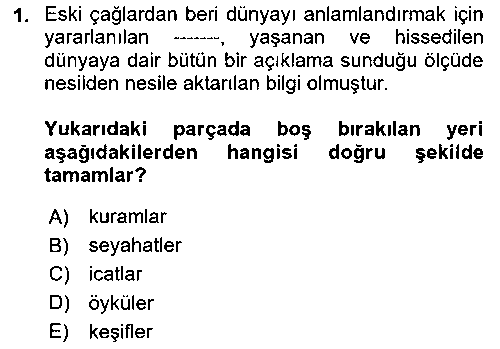 TRZ110U Turizm Tarihi çıkmış sınav sorusu 1