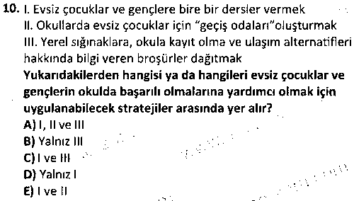 SOH3008 Okul Sosyal Hizmeti çıkmış sınav sorusu 2