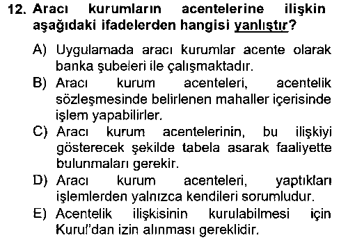 HUK114U Sermaye Piyasası Hukuku çıkmış sınav sorusu 3