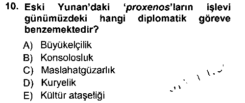 ULI407U Diplomasi Tarihi çıkmış sınav sorusu 1