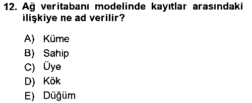 CBS113U Konumsal Veritabanı 1 çıkmış sınav sorusu 3