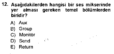 RTP201U Radyo ve Televizyon Tekniği çıkmış sınav sorusu 3
