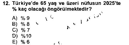 SHZ108U Temel Bakım Hizmetleri çıkmış sınav sorusu 3
