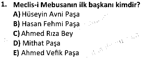 TAR3009 Osmanlı Kurumları Tarihi 1 çıkmış sınav sorusu 1