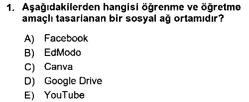 SMY209U Sosyal Medya Araçları çıkmış sınav sorusu 1