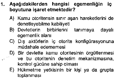 ULI202U Uluslararası Politika 2 çıkmış sınav sorusu 1