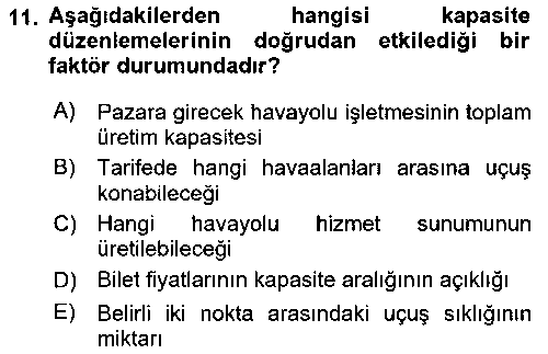HIS302U Havayolu Yönetimi çıkmış sınav sorusu 3
