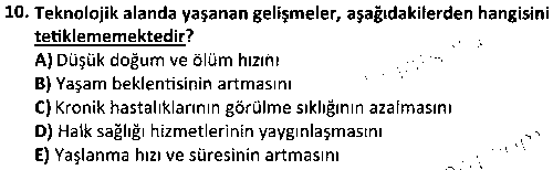 SOH3007 Gerontolojik Sosyal Hizmet çıkmış sınav sorusu 2