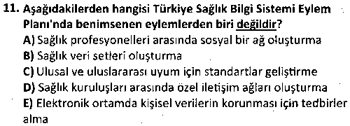 FOT2008 Dijital Kültür ve Sosyal Medya çıkmış sınav sorusu 3