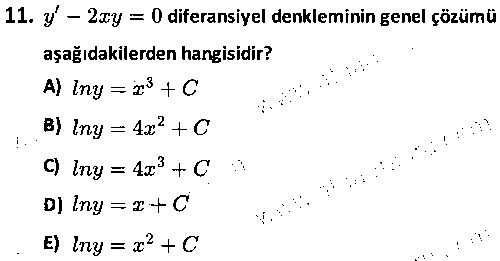 İŞL1006 Matematik 2 çıkmış sınav sorusu 3