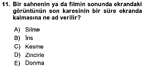 GIT302U Dijital Video Kurgu Ve Efekt çıkmış sınav sorusu 3