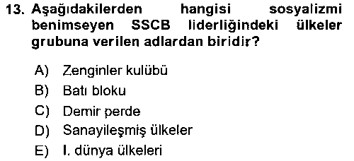 TIC209U Dünya Ekonomisi çıkmış sınav sorusu 3