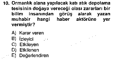 MEI102U Haber Toplama Teknikleri çıkmış sınav sorusu 2