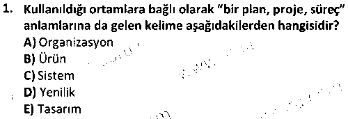 TMT2006 Temel Dikim Teknikleri 2 çıkmış sınav sorusu 1