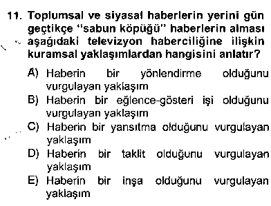 RTP202U Radyo ve Televizyon Haberciliği çıkmış sınav sorusu 3