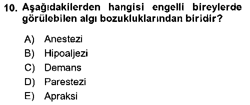 EBR201U Temel Bakım ve Rehabilitasyon 2 çıkmış sınav sorusu 2
