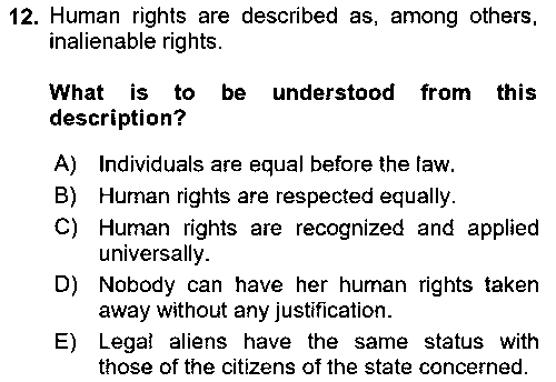 HUK113U Introduction to Law çıkmış sınav sorusu 3