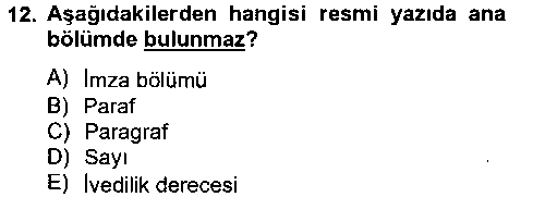 ADL102U Hukuk Dili Ve Adli Yazışmalar çıkmış sınav sorusu 2