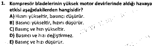 SHI1006 Uçuş Teorisi ve Temel Uçak Bilgisi çıkmış sınav sorusu 1