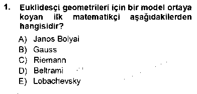FEL403U Çağdaş Felsefe 1 çıkmış sınav sorusu 1