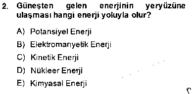 EID105U Geleneksel Enerji Kaynakları çıkmış sınav sorusu 2