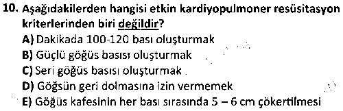 ÇGL2005 Anne ve Çocuk Sağlığı çıkmış sınav sorusu 2