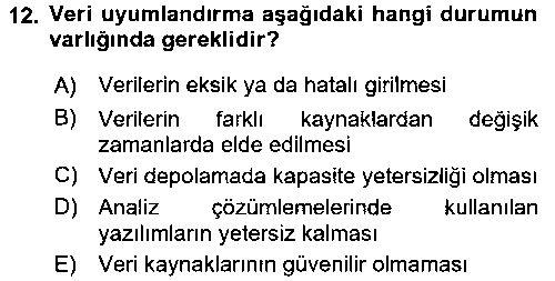 ADY109U Kent, Planlama ve Afet Risk Yönetimi çıkmış sınav sorusu 3