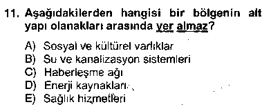 IKT208U Turizm Ekonomisi çıkmış sınav sorusu 3
